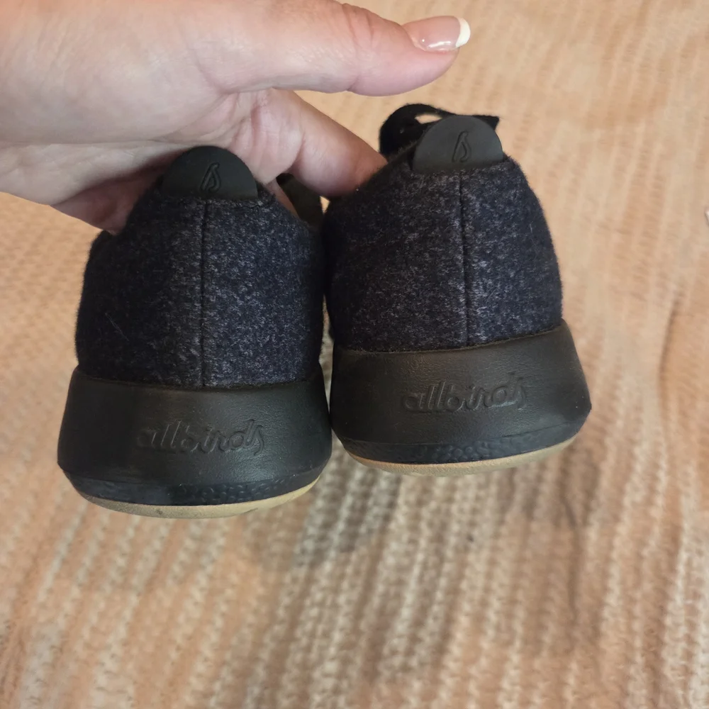 Allbirds Women's Classic Wool Shoes - Natural Black - Picture 3 of 5